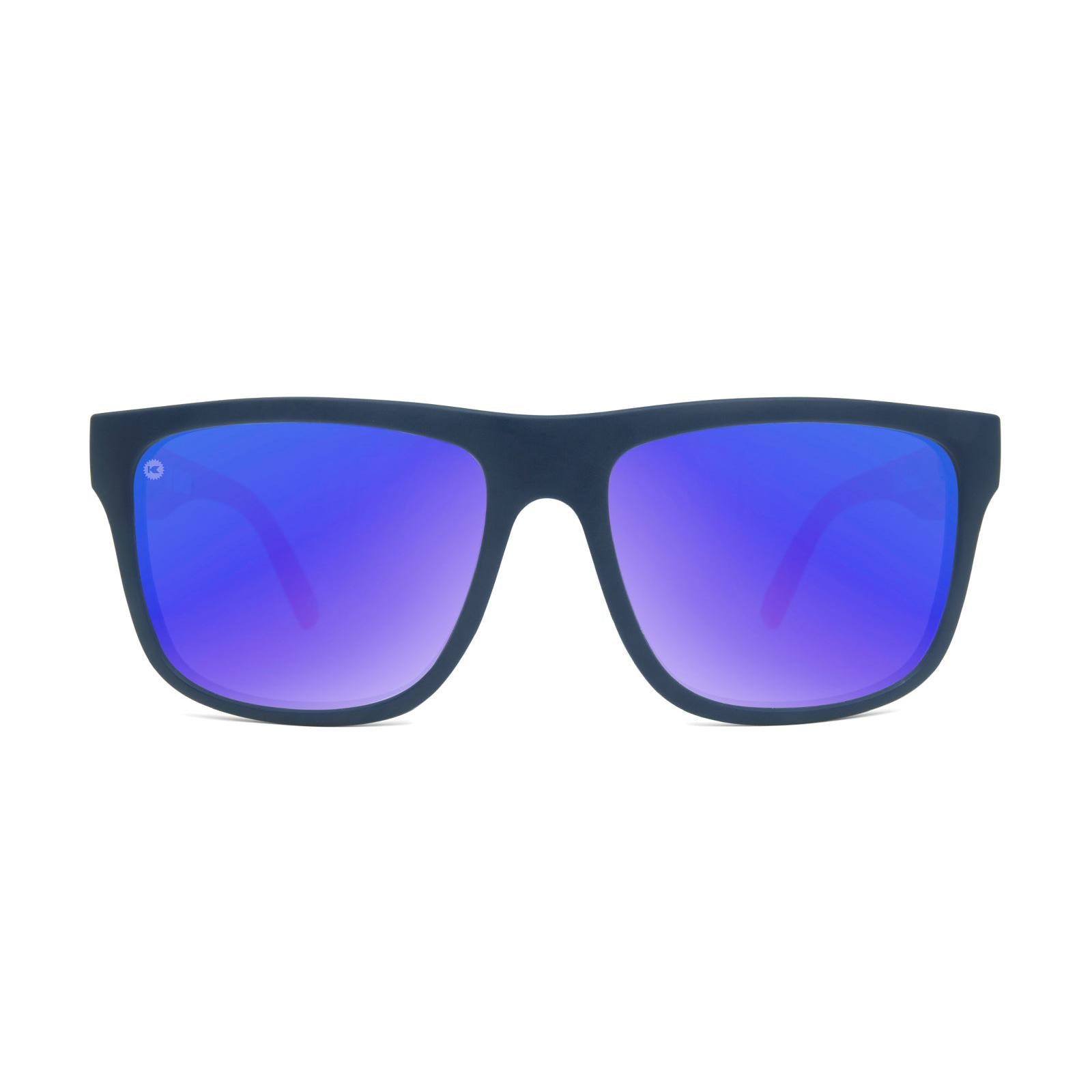 Sunglasses with Star Spangled frames and Polarized Blue Moonshine Lenses, Front