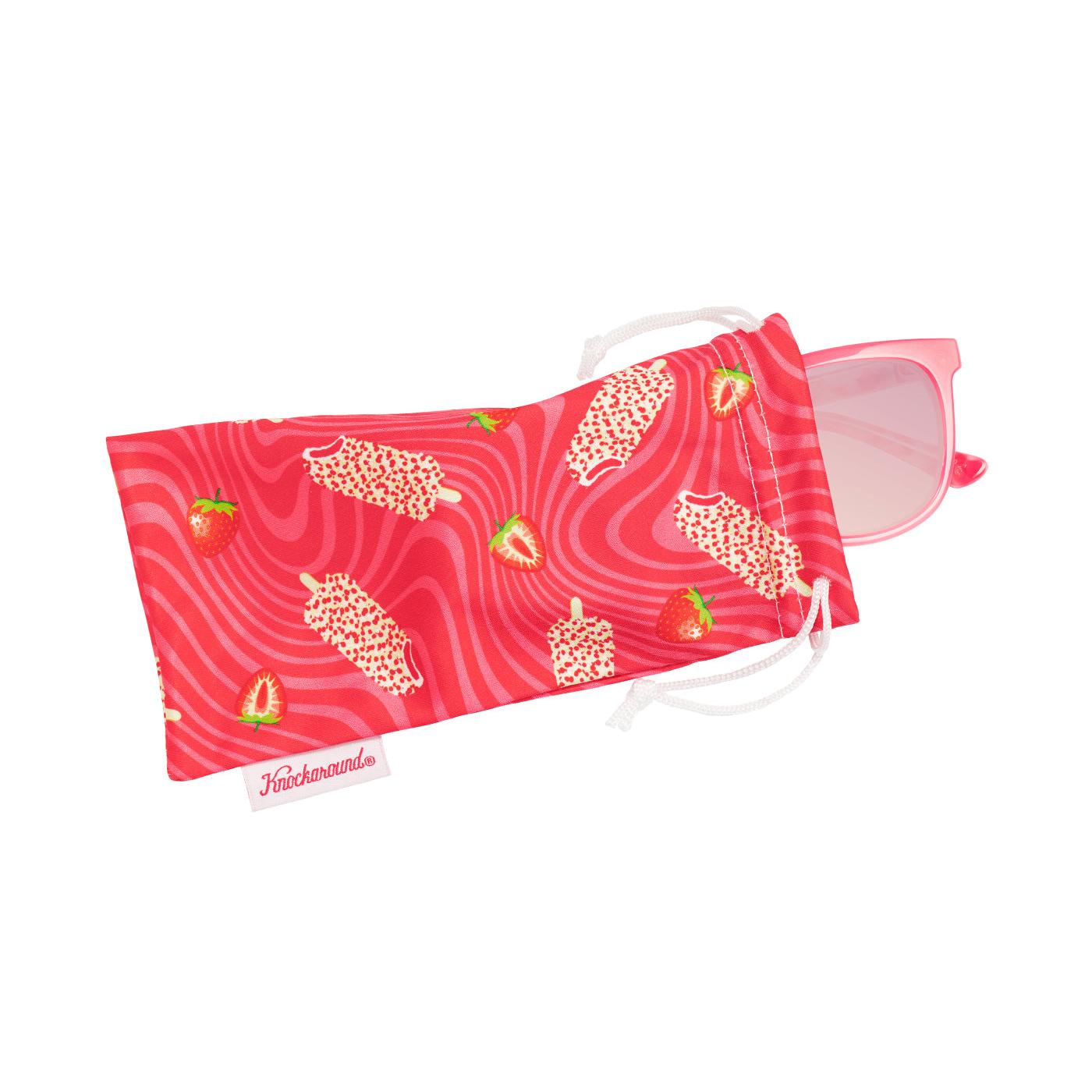 Strawberry Cake Pop Paso Robles Sunglasses, Pouch