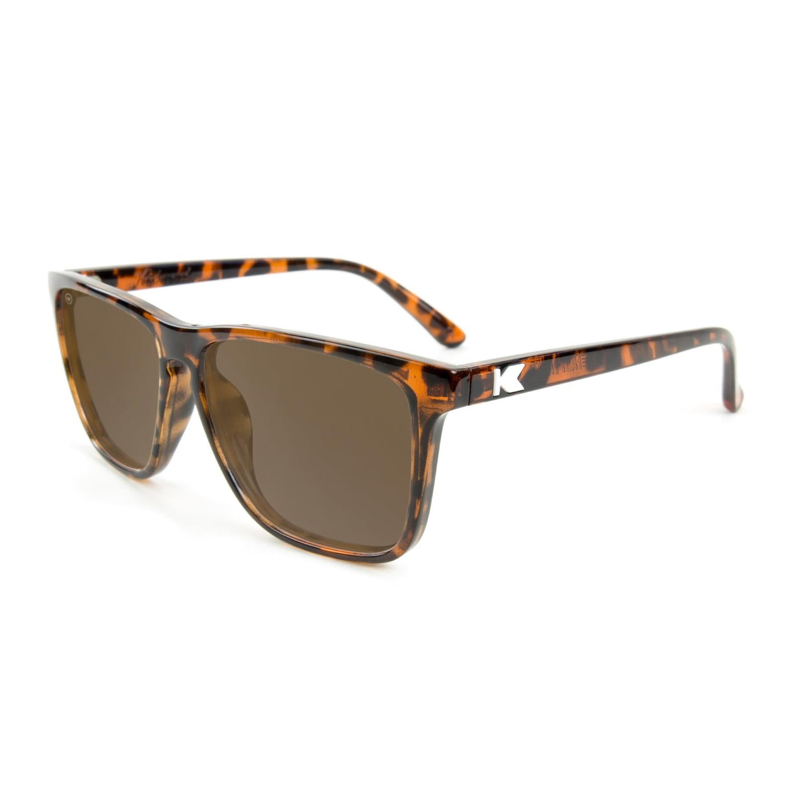 Glossy Tortoise Shell / Amber Fast Lanes Sunglasses, Flyover