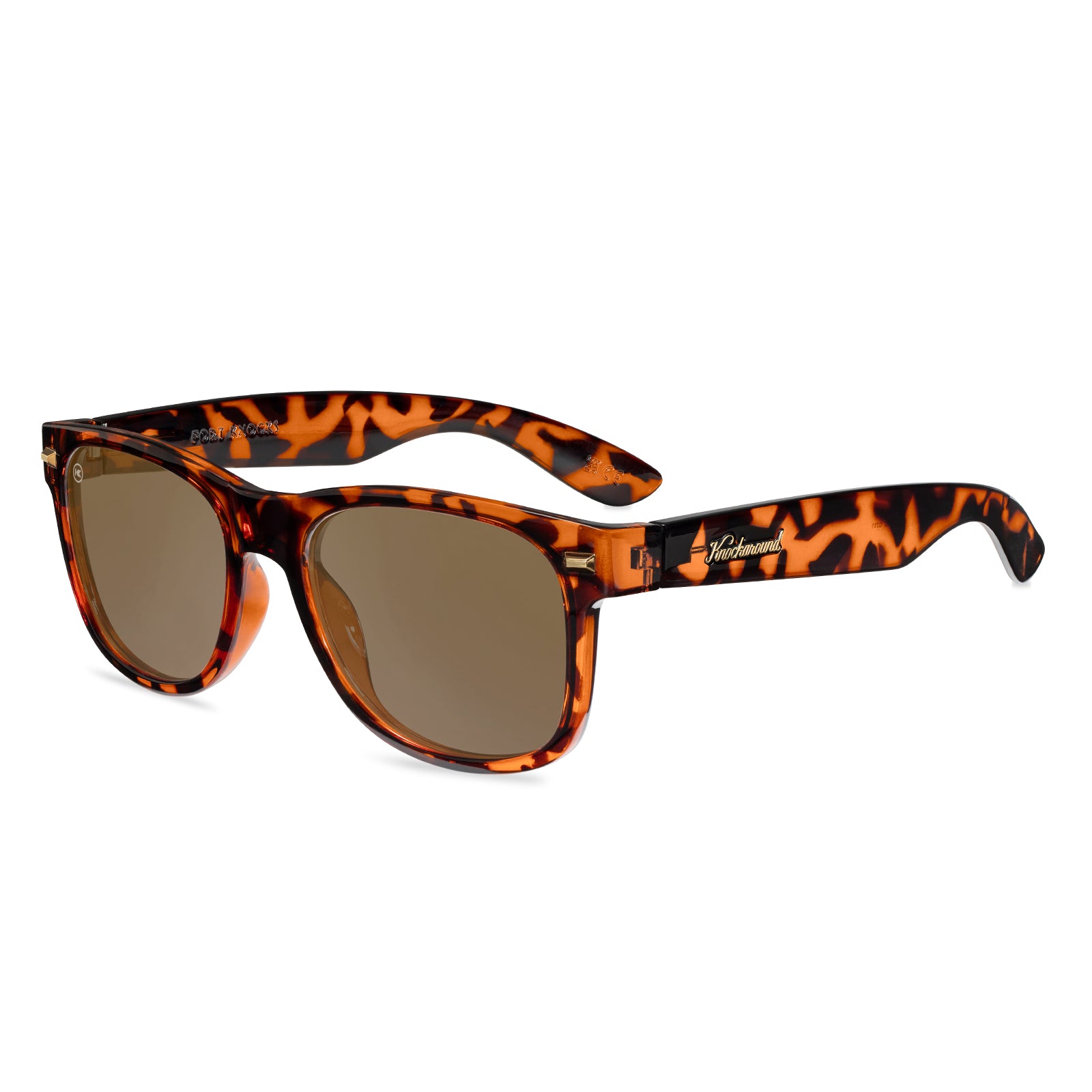 Glossy Tortoise Shell / Amber Fort Knocks Sunglasses, Flyover