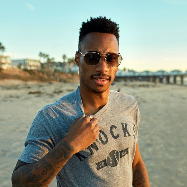 Men wearing Knockaround Mount Evans Sunglasses