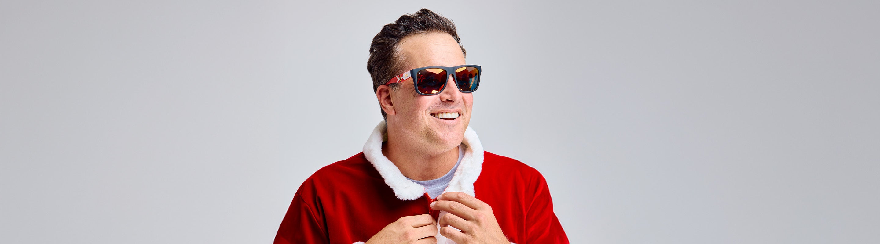 Men wearing Santa Claus Torrey Pines Sport Sunglasses