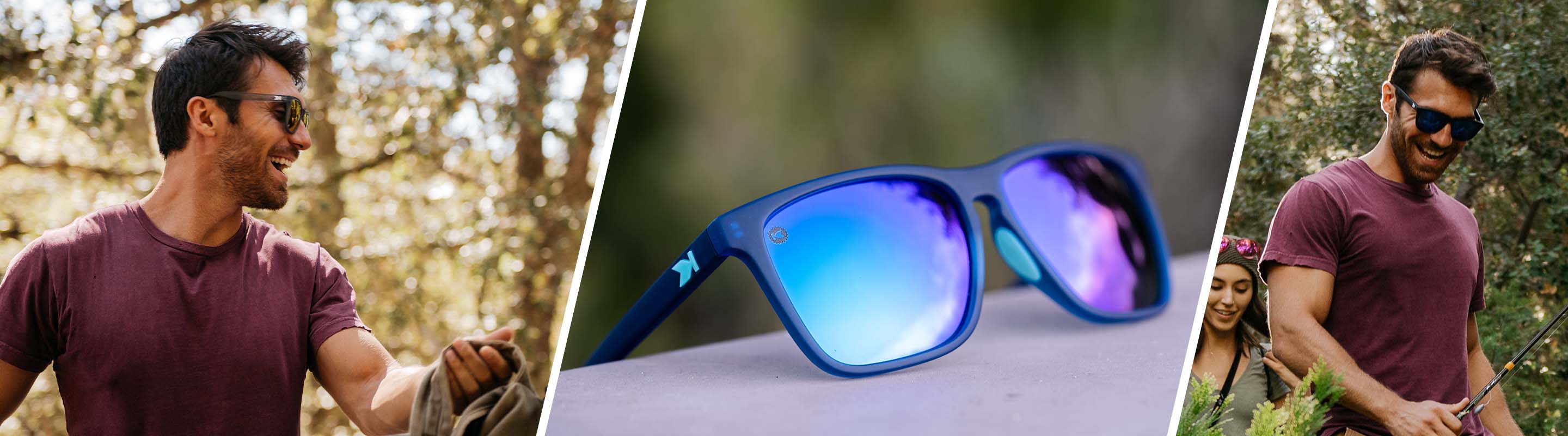 Hiking Sunglasses: Men wearing Fast Lanes Sport, Lifestyle Photo of Fast Lanes Sport