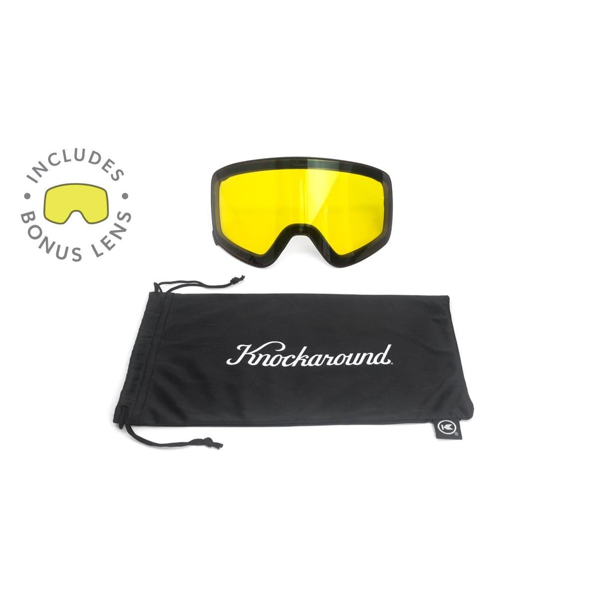 Knockaround Snow Goggles, Warp Speed, Bonus Lens