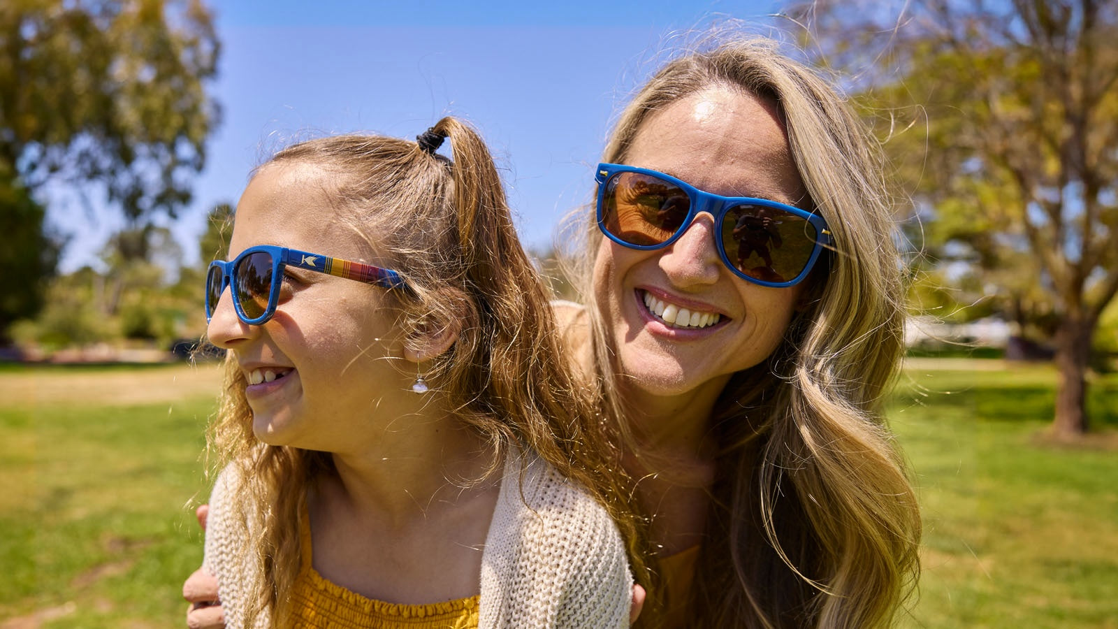 Dockside Bundle. Models wearing matching Dockside Fort Knocks and Dockside Kids Premiums