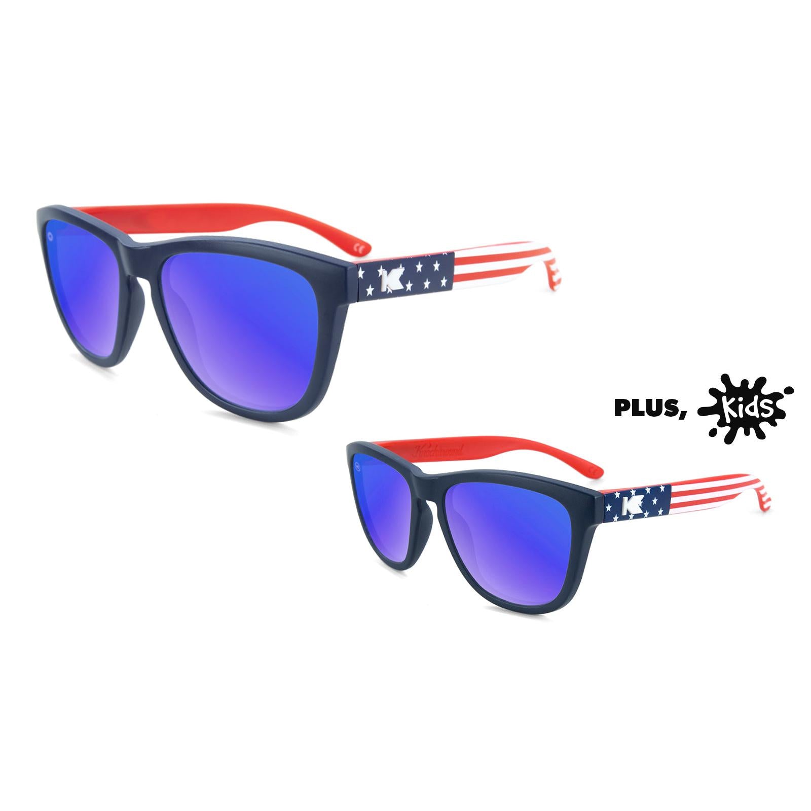 Star Spangled Premiums Sunglasses and Star Spangled Kids Premiums Sunglasses Bundle, Main
