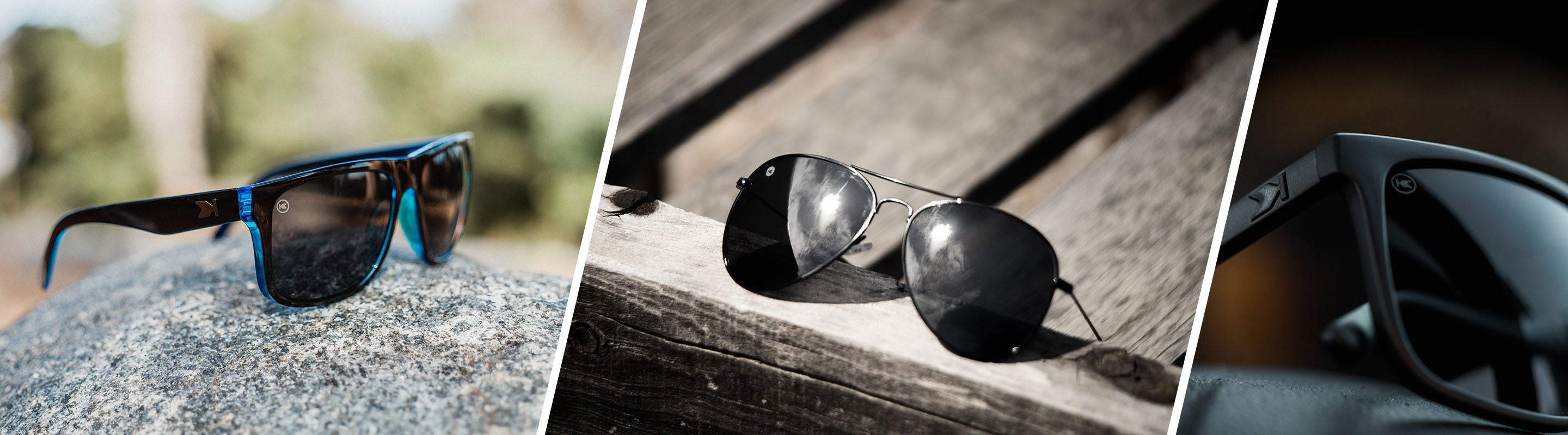 Best Military Sunglasses. Lifestyle photo of Three Knockaround Sunglasses