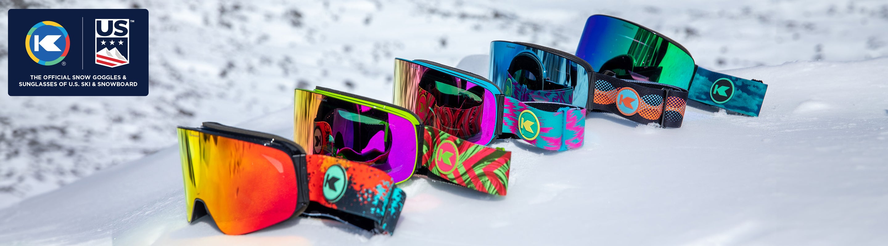 Snow Goggles: Lifestyle photo of Knockaround Slingshots Snow Goggles
