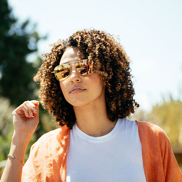 Women wearing Mount Evans Sunglassses