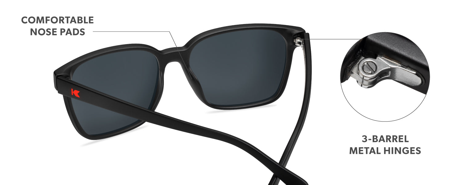 Day Trips Sunglasses Features: Comfortable Nose Pads, Metal Hinges