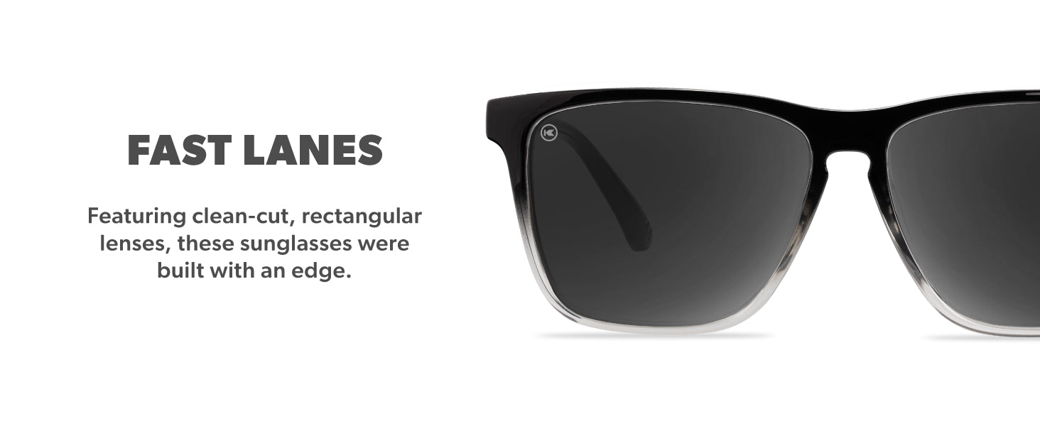 Fast Lanes Frame Features: polarized lenses, comfortable fit