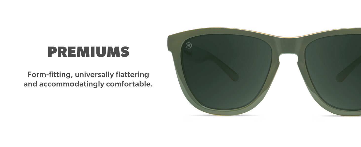Premiums Frame Features: comfortable fit