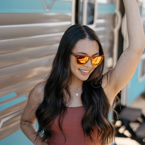 Women wearing Knockaround Sunglasses