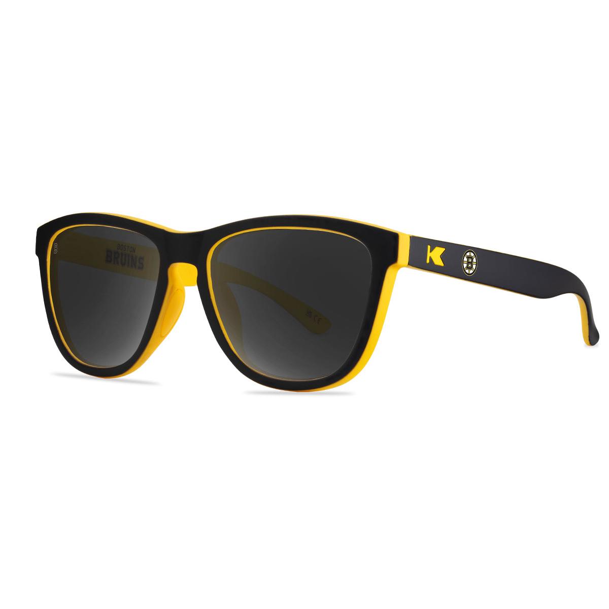 Knockaround Boston Bruins Sunglasses, Threequarter