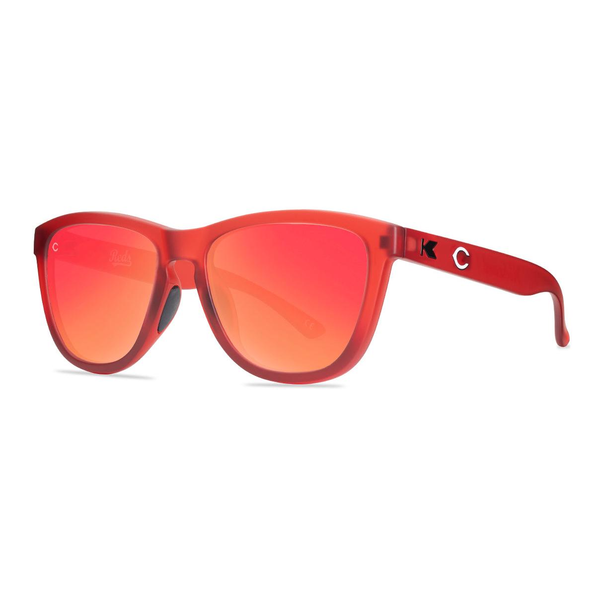 Knockaround and Cincinnati Red Sunglasses, Threequarter