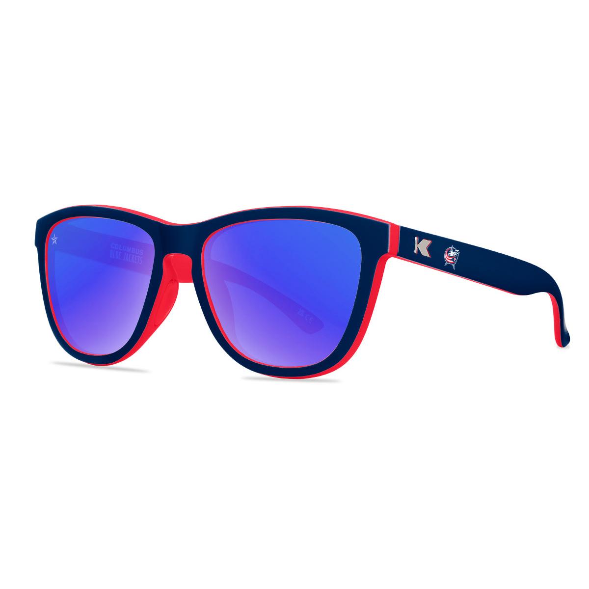 Knockaround Columbus Blue Jackets Sunglasses, Threequarter
