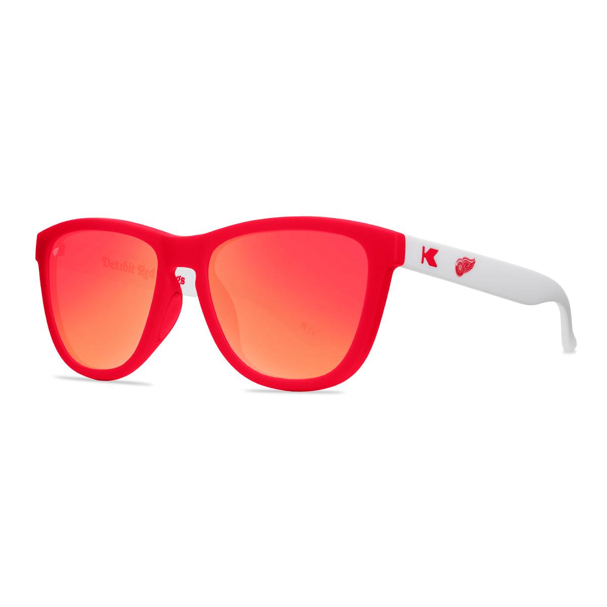 Knockaround Detroit Red Wings Sunglasses, Threequarter