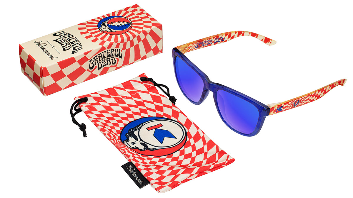 Knockaround Grateful Dead Steal Your Face Sunglasses, Set