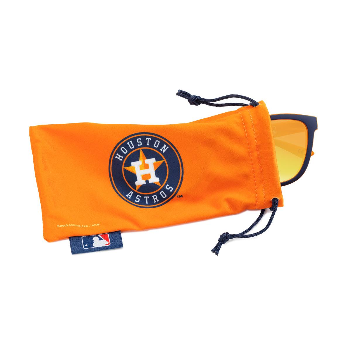 Knockaround and Houston Astros Sunglasses, Pouch