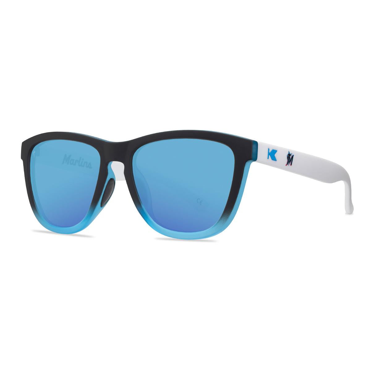 Knockaround Miami Marlins Sunglasses, Threequarter