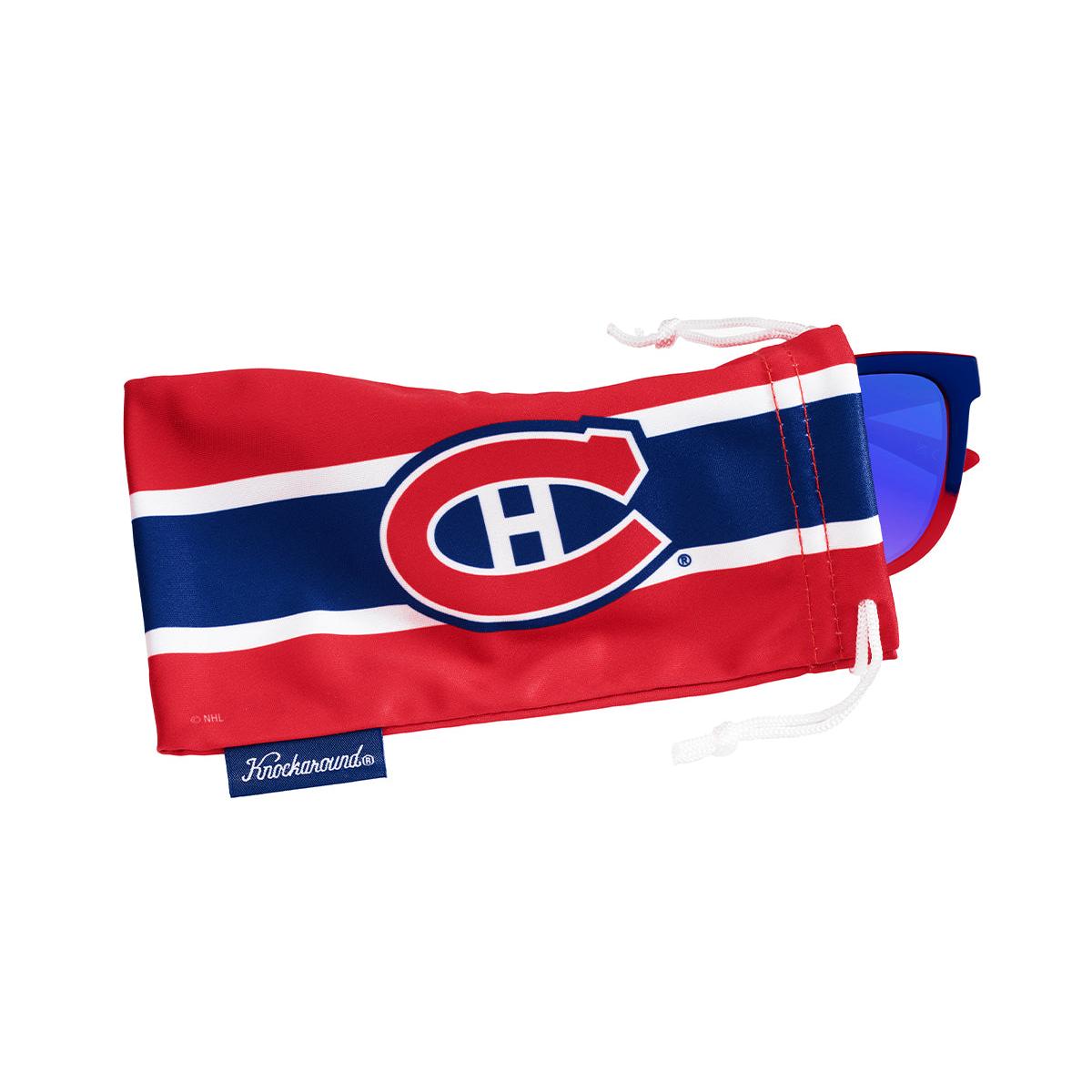 Knockaround Montreal Canadiens Sunglasses, Pouch