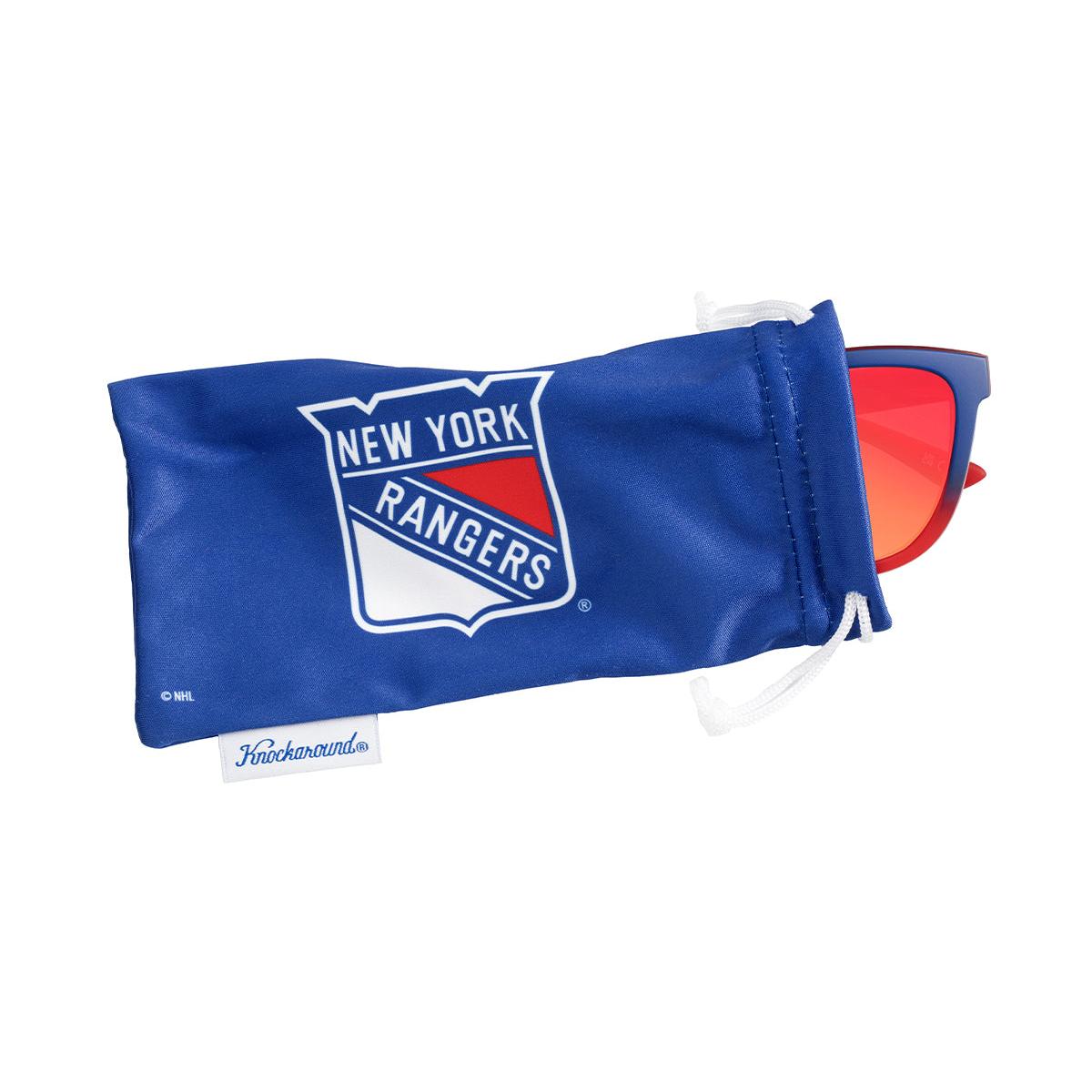 Knockaround New York Rangers Sunglasses, Pouch