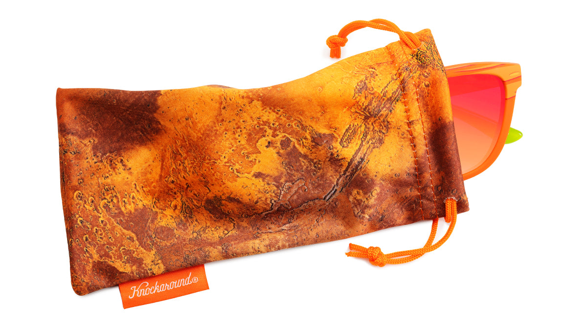 Limited Edition Knockaround Red Planet Premiums, Pouch