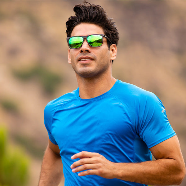 Men wearing Fast Lanes Sport Sunglasses