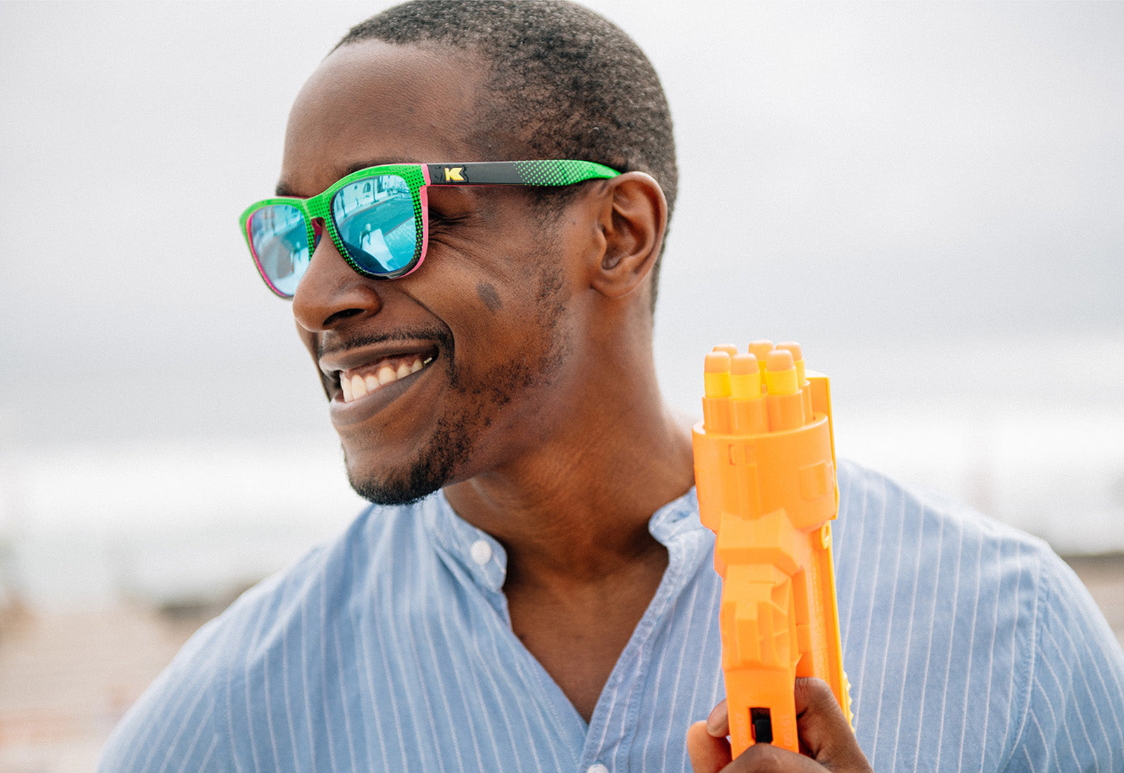 Man wearing sunglasses