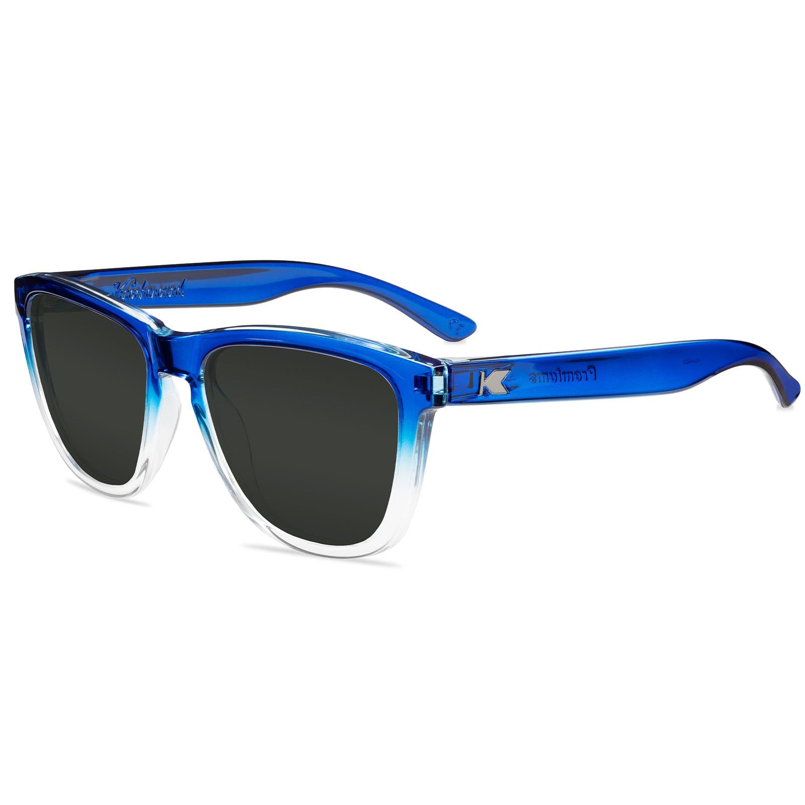 Blue Obsidian Premiums Prescription Sunglasses with Grey Lens, Flyover