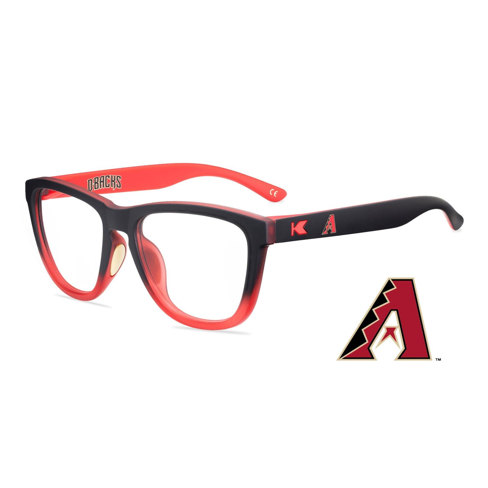 Arizona Diamondbacks Premiums Sport Prescription Sunglasses with Clear Lens, Flyover