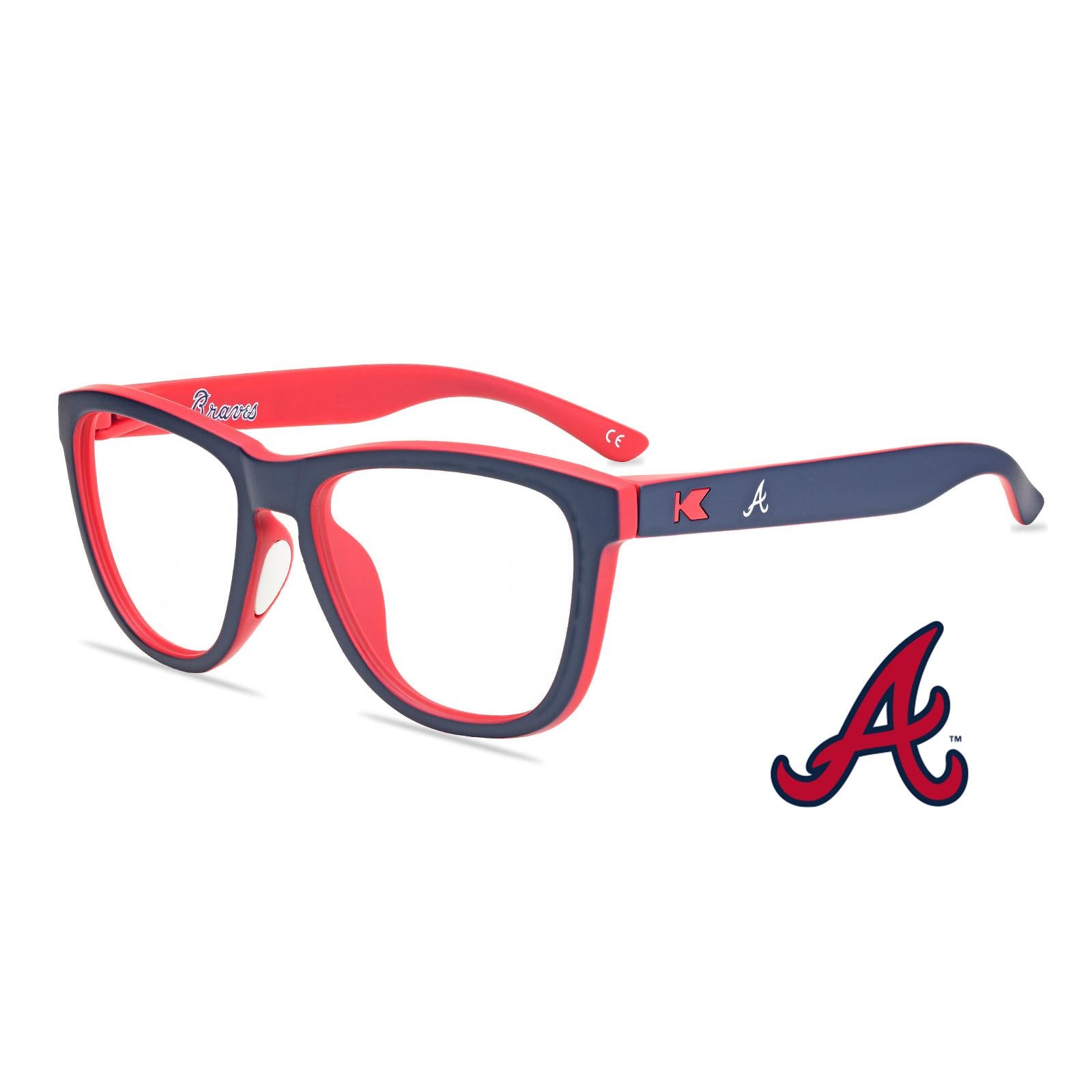 Atlanta Braves Premiums Sport Prescription Sunglasses with Clear Lens, Flyover