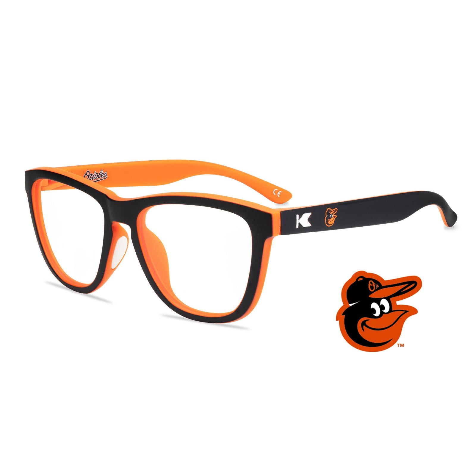 Baltimore Orioles Premiums Sport Prescription Sunglasses with Clear Lens, Flyover