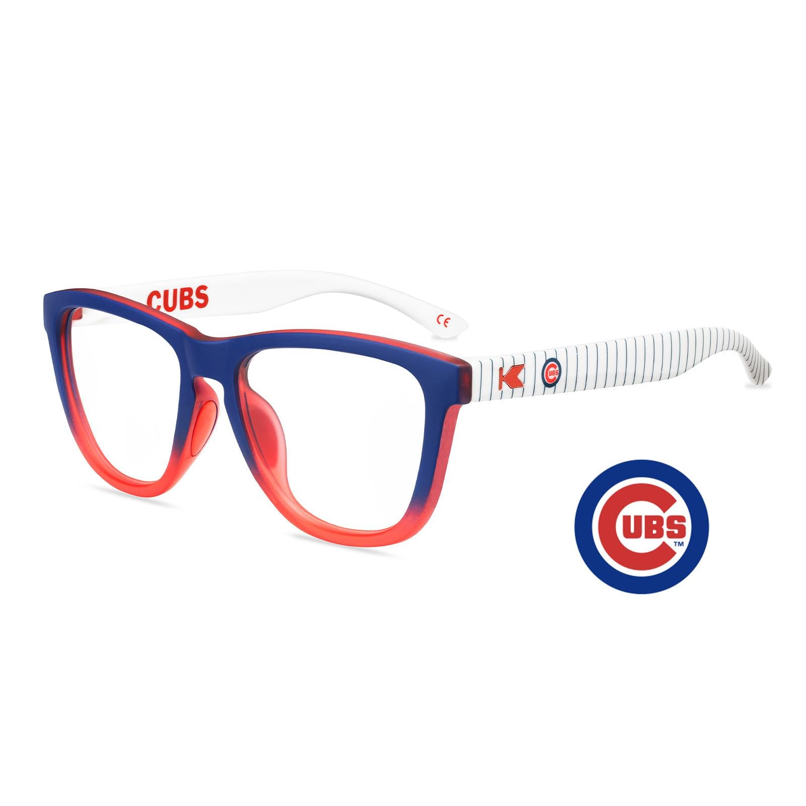 Chicago Cubs Premiums Sport Prescription Sunglasses with Clear Lens, Flyover
