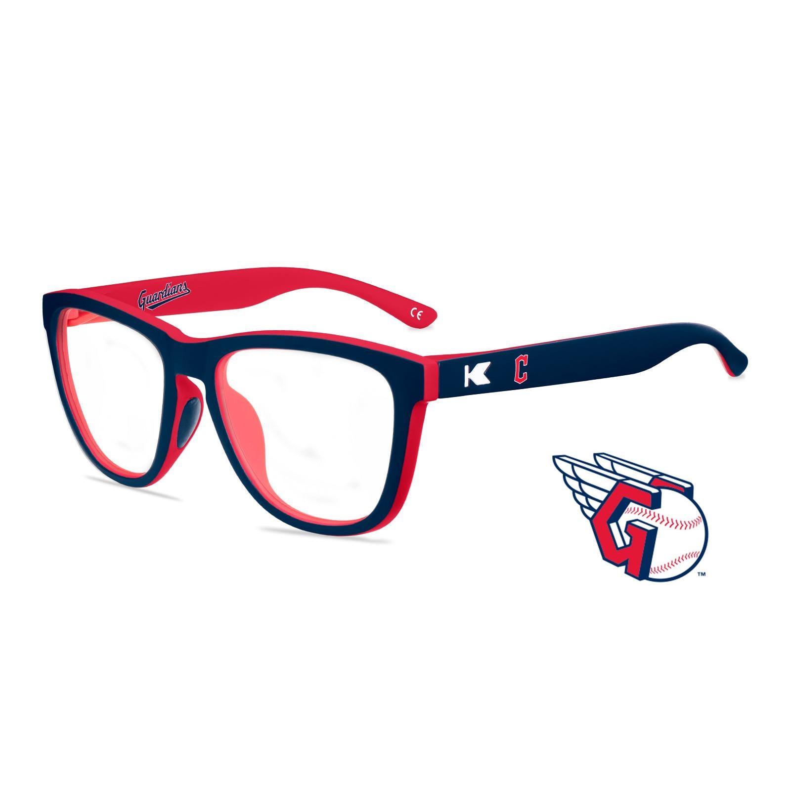 Cleveland Guardian Premiums Sport Prescription Sunglasses with Clear Lens, Flyover
