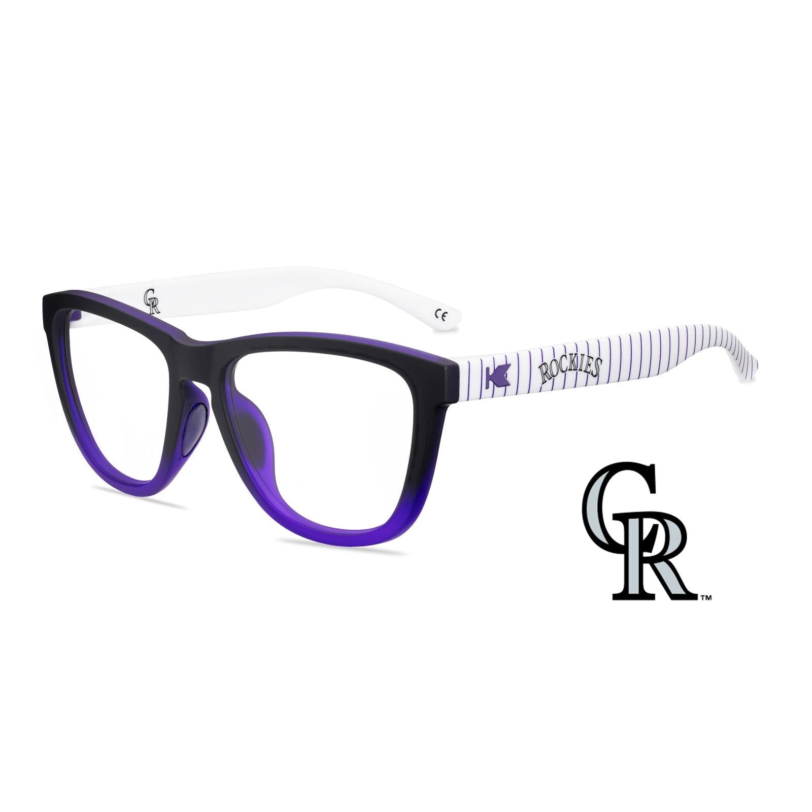 Colorado Rockies Premiums Sport Prescription Sunglasses with Clear Lens, Flyover