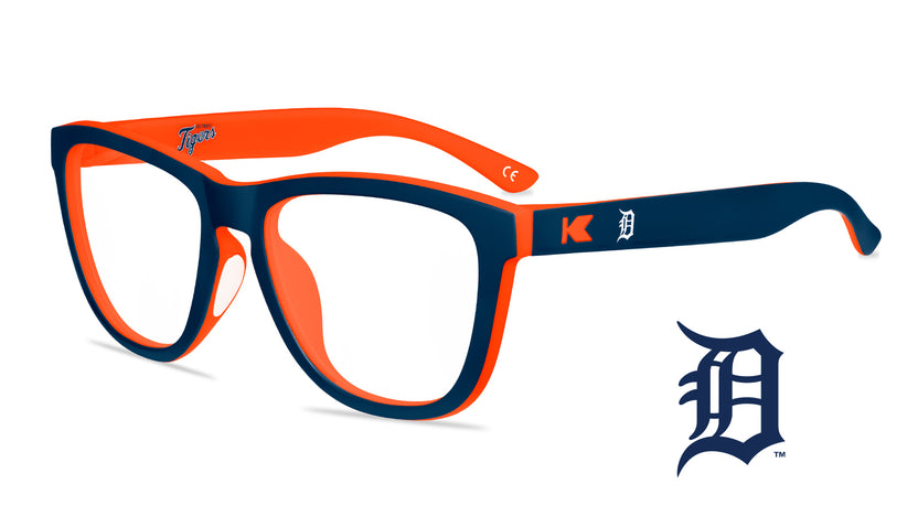Detroit Tigers Premiums Sport Prescription Sunglasses with Clear Lens, Flyover