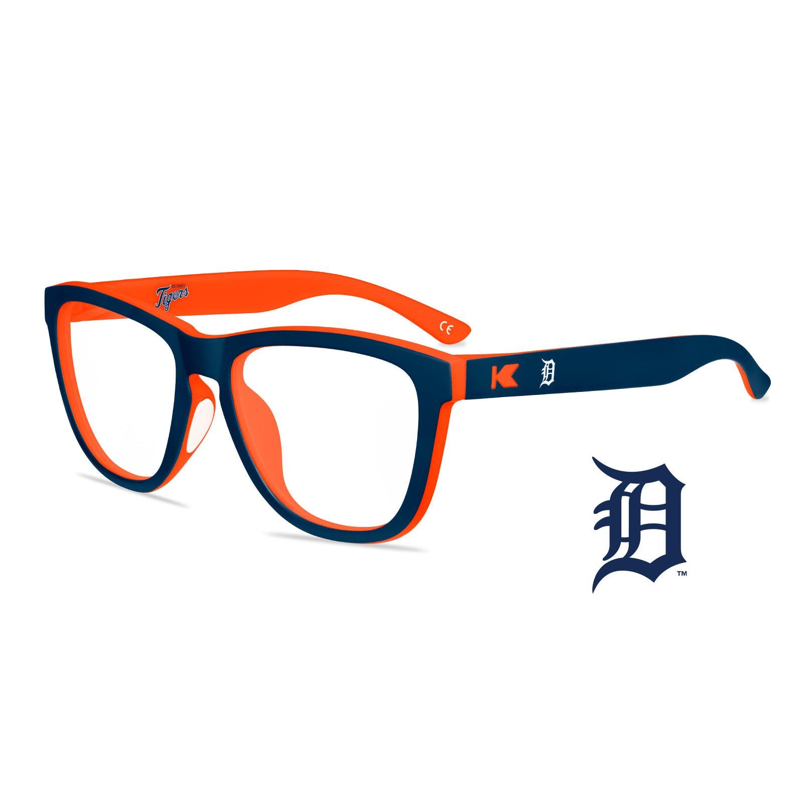 Detroit Tigers Premiums Sport Prescription Sunglasses with Clear Lens, Flyover