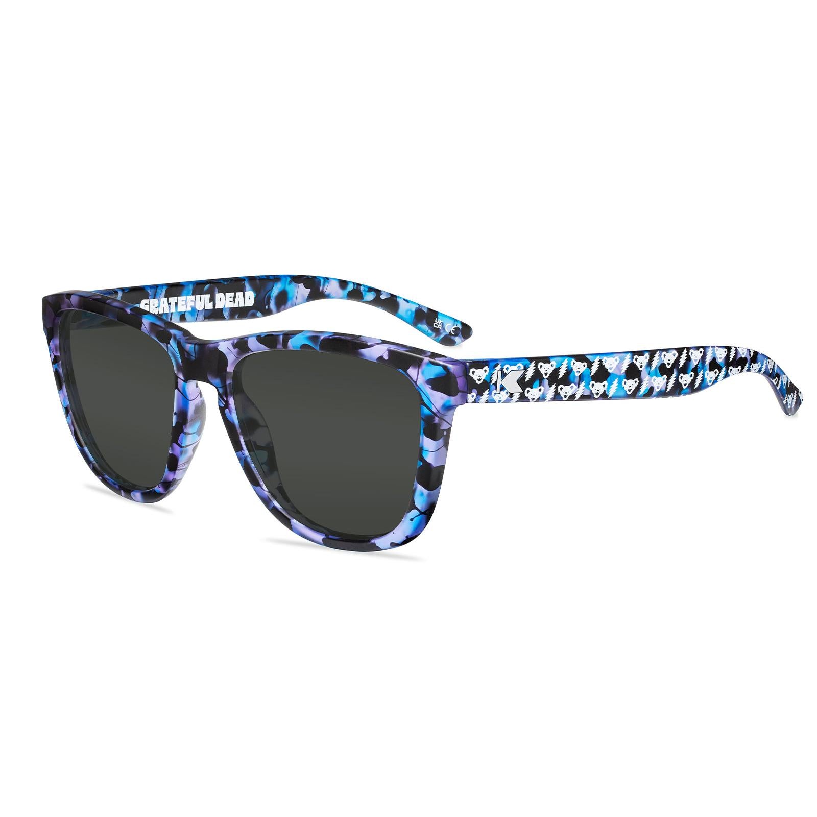 Grateful Dead Bolt Bears Premiums Prescription Sunglasses with grey lens, Flyover