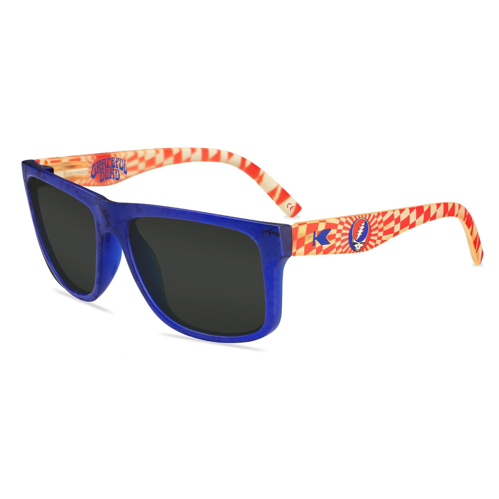 Grateful Dead Steal Your Face Torrey Pines Prescription Eyeglasses with Grey Lens, Flyover