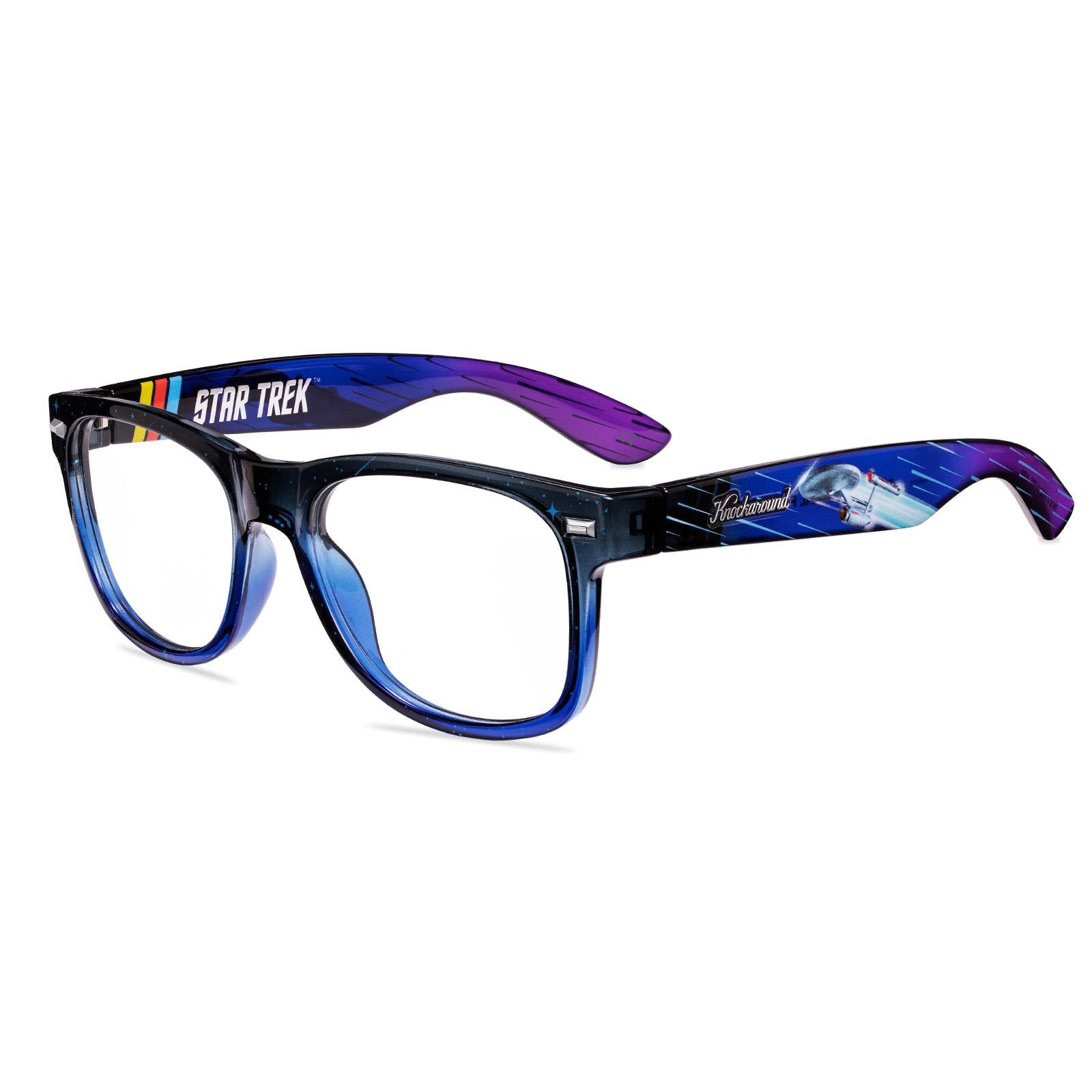 Knockaround and Star Trek Fort Knocks Prescription Sunglasses with Clear Lens, Flyover
