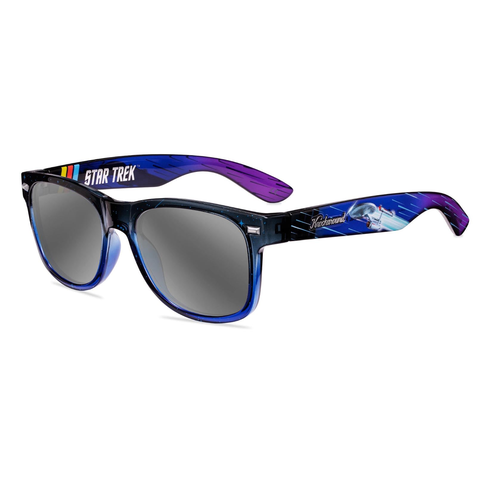 Knockaround and Star Trek Fort Knocks Prescription Sunglasses with Silver Lens, Flyover