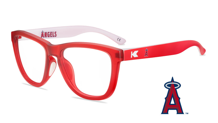 Los Angeles Angels Premiums Sport Prescription Sunglasses with Clear Lens, Flyover