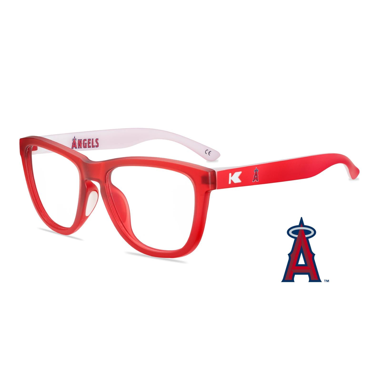 Los Angeles Angels Premiums Sport Prescription Sunglasses with Clear Lens, Flyover