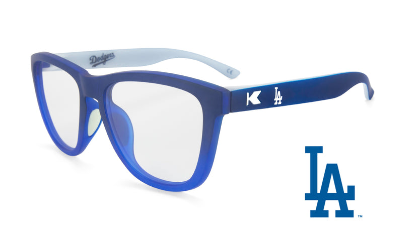 Los Angeles Dodgers Premiums Sport Prescription Sunglasses with Clear Lens, Flyover