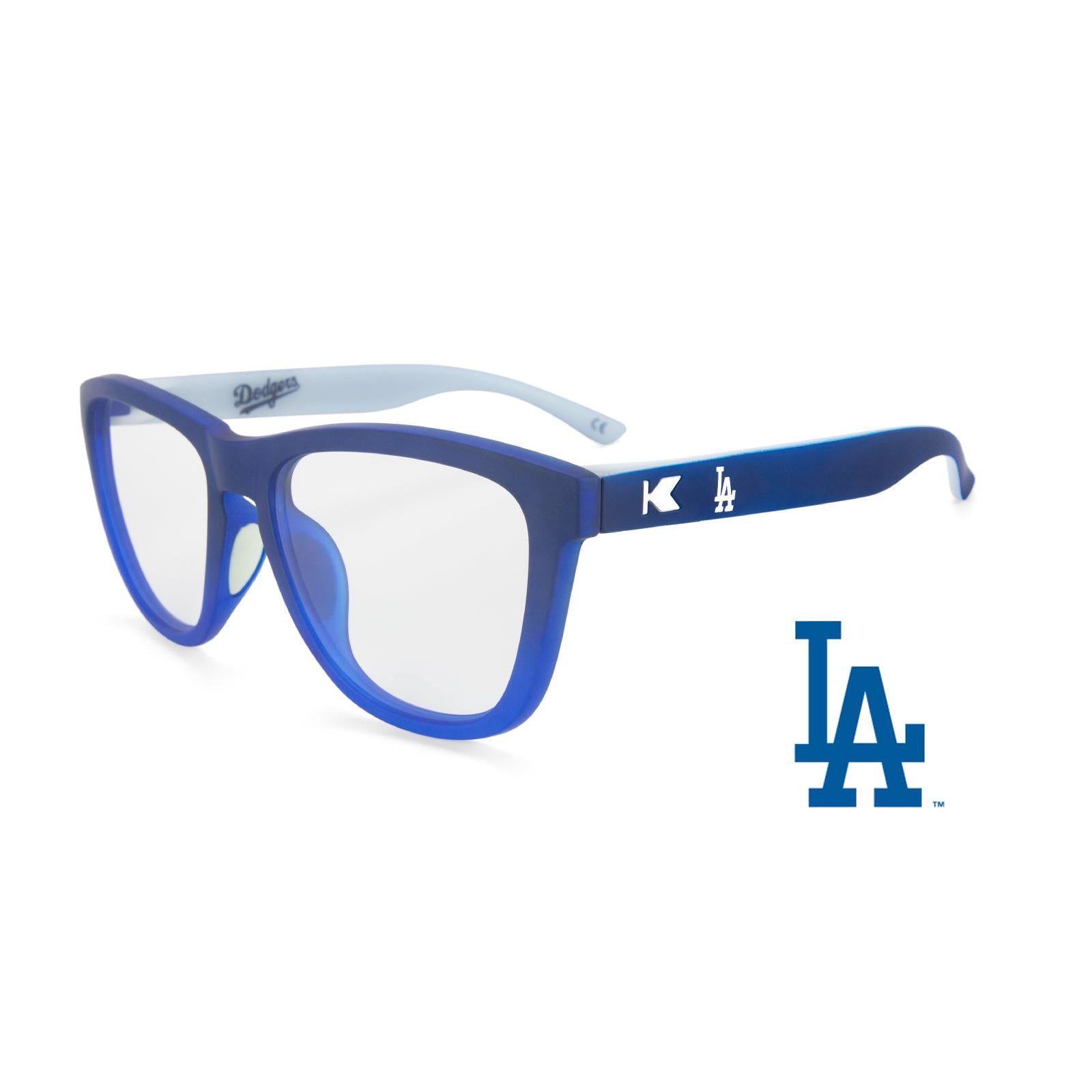 Los Angeles Dodgers Premiums Sport Prescription Sunglasses with Clear Lens, Flyover