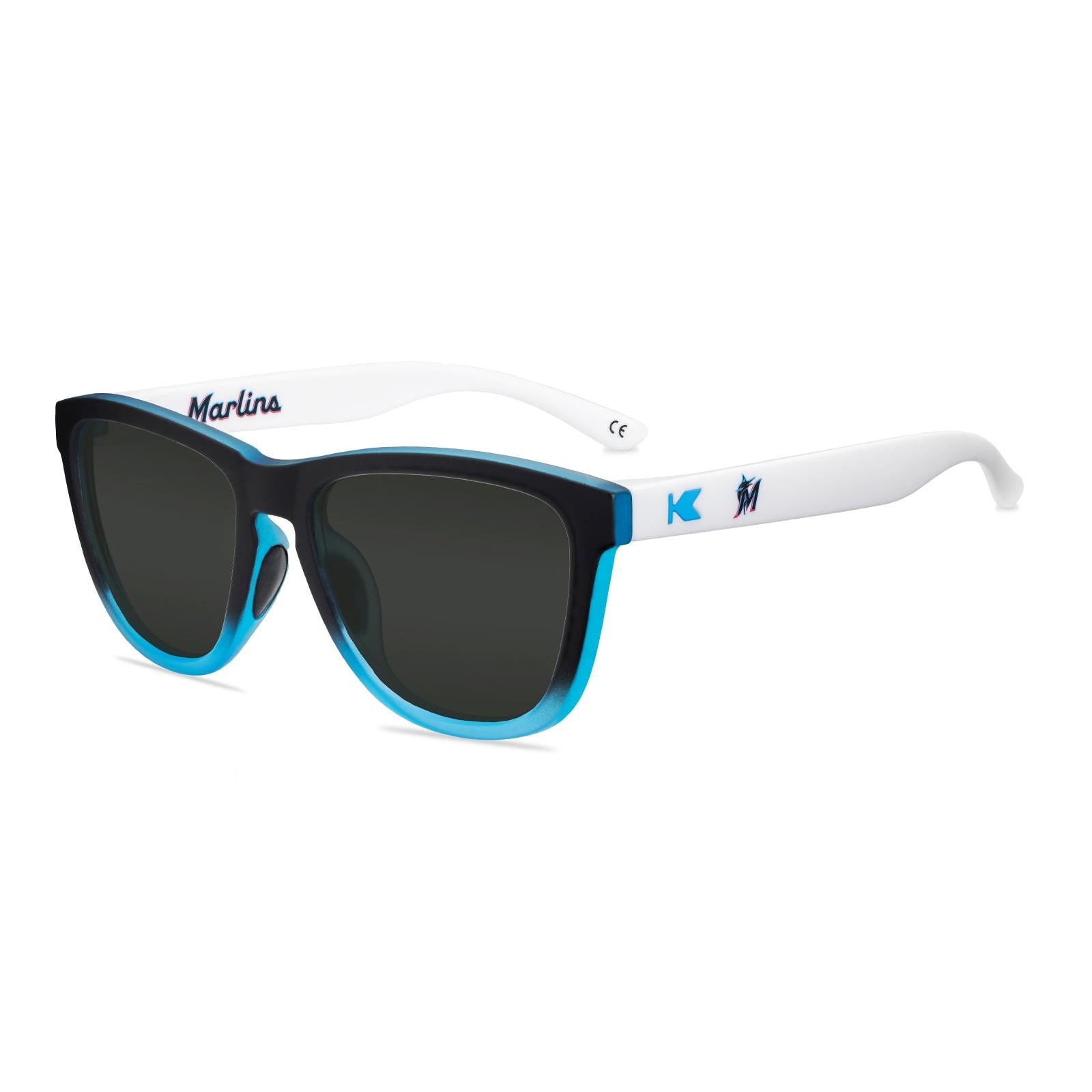 Miami Marlins Premiums Sport Prescription Sunglasses with Grey Lens, Flyover