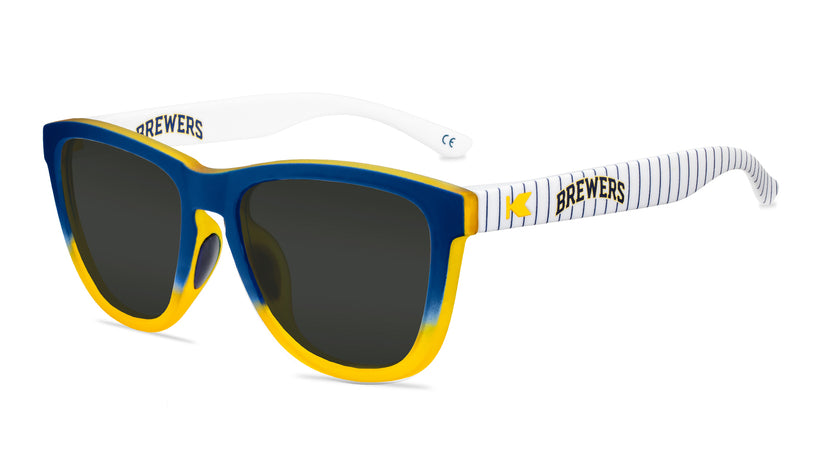 Milwaukee Brewers Premiums Sport Prescription Sunglasses with Grey Lens, Flyover