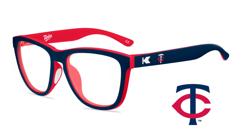 Minnesota Twins Premiums Sport Prescription Sunglasses with Clear Lens, Flyover