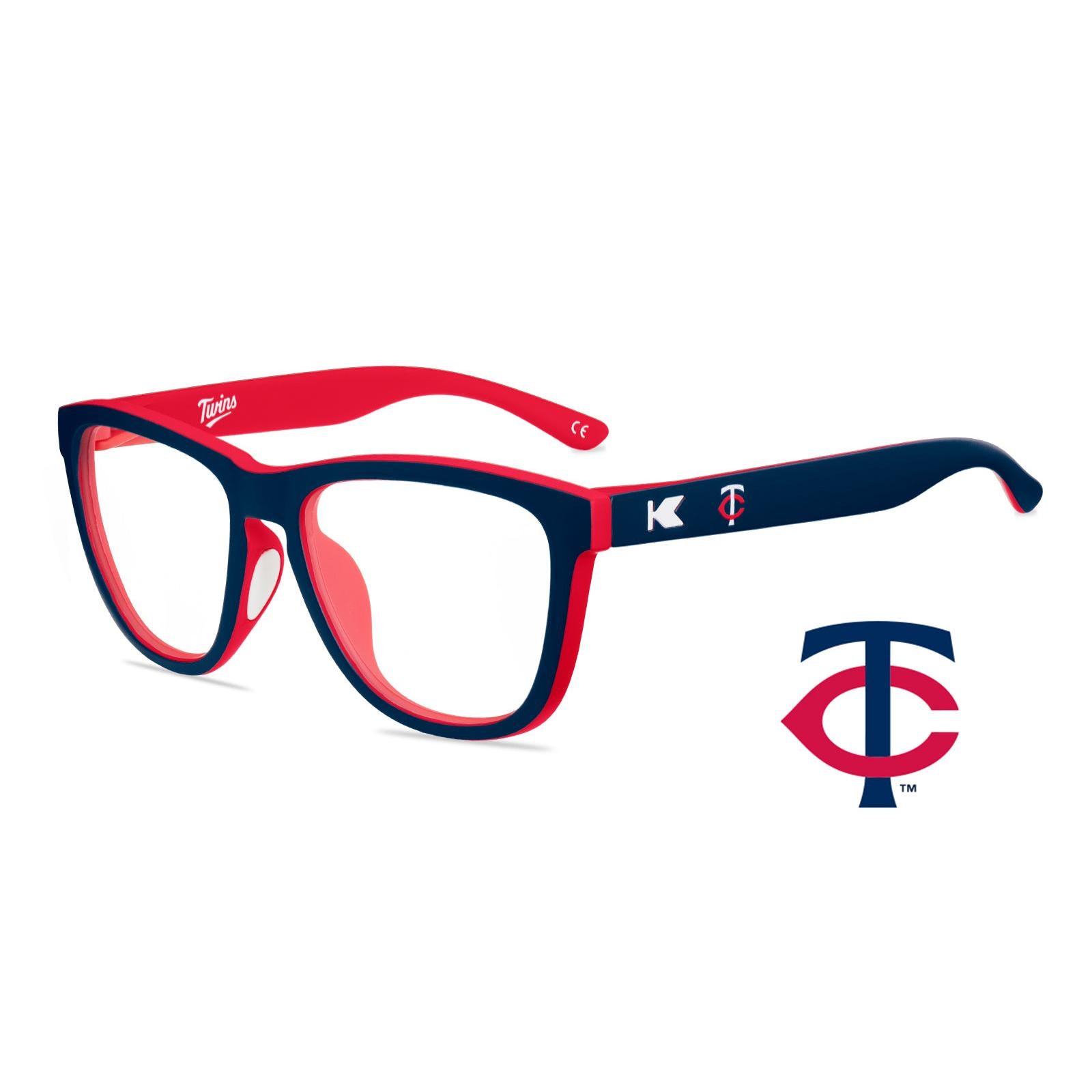 Minnesota Twins Premiums Sport Prescription Sunglasses with Clear Lens, Flyover